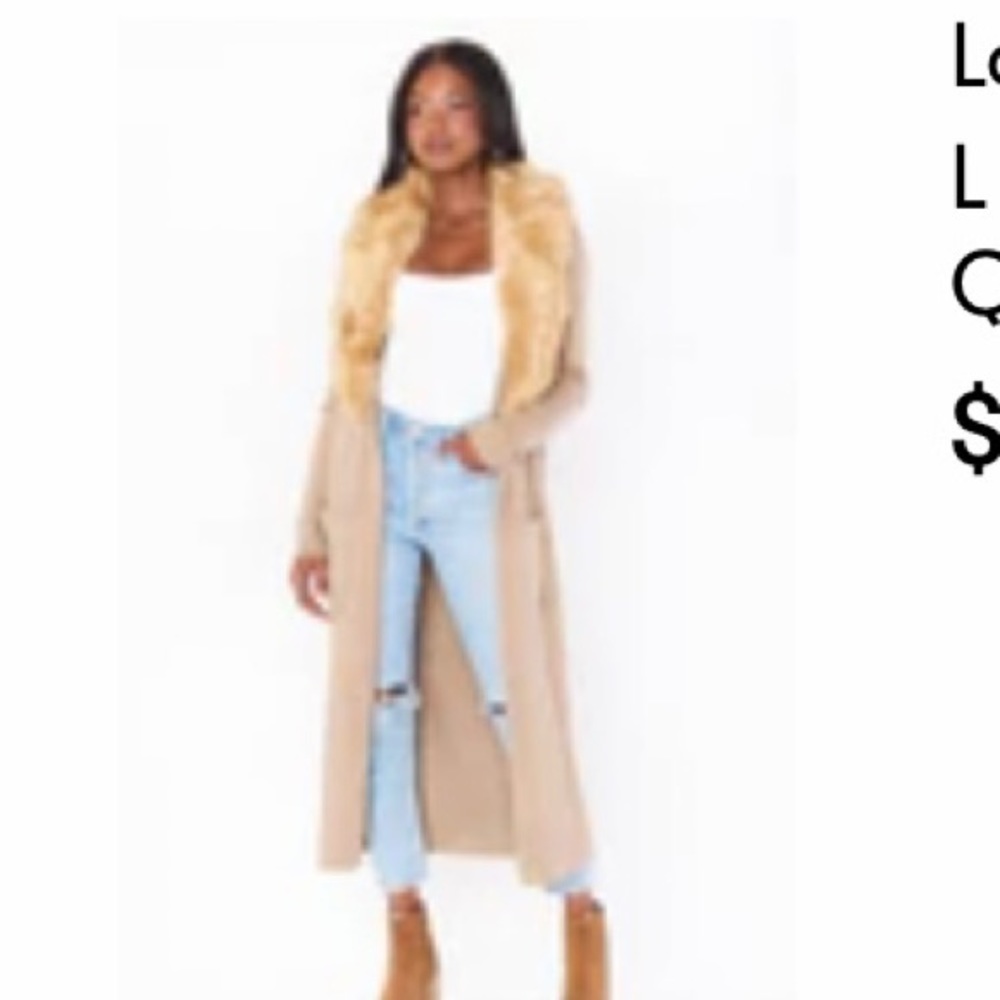 Long fur cardigan